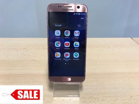 SALE Samsung Galaxy S7 32GB in PINK GOLD Unlocked with BOX & Free CASE
