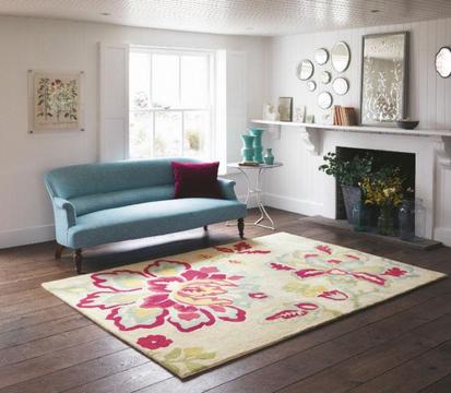 Decorate Your Room With Floral Prints From Sanderson Rugs This Spring!