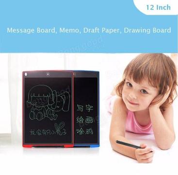 12 inch LCD update multi function writing tablet 3 in 1 mouse pad ruler drawing tablet handwritting