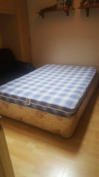 Free double bed and mattress