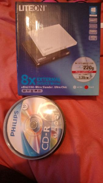 External DVD/CD rewriter