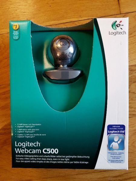 Logitech Webcam C500 with 1.3MP Video and Built-in Microphone