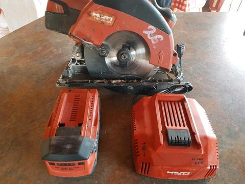 Hilti 70-a36 Cordless Circular Saw with 2 Batteries and 1 Charger