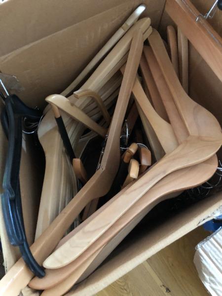 For Free: Two boxes of hangers