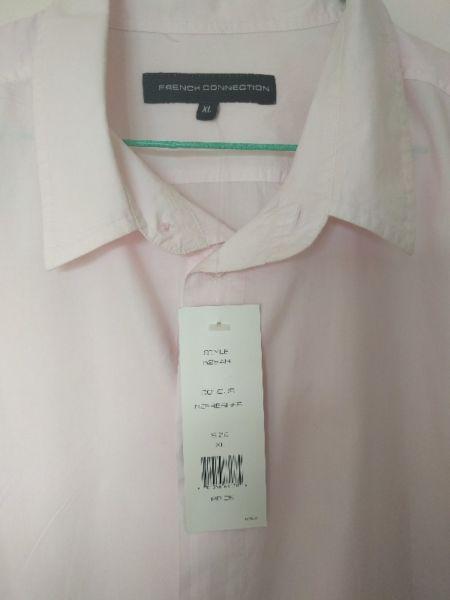 New French Connection shirt light pink XL