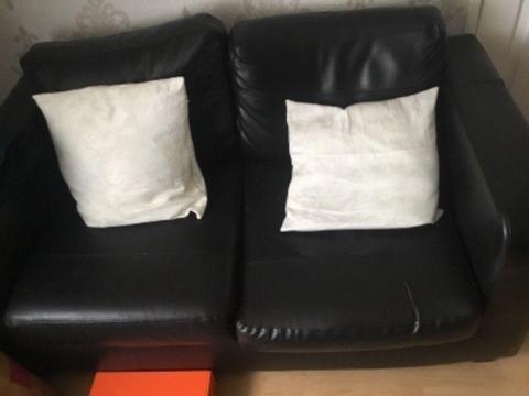 2 seater leather sofa going for free