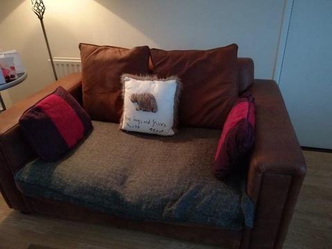 Brown Leather Sofas - Good Condition