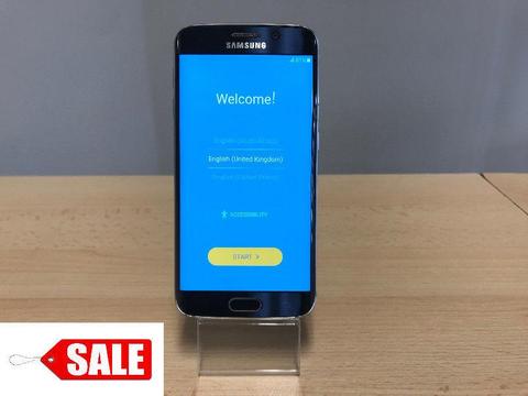 SALE Samsung Galaxy S6 EDGE 32GB in ONYX Black Unlocked BOX Case
