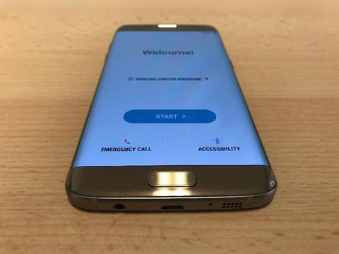 SALE Samsung Galaxy S7 EDGE 32GB in Platinum GOLD Unlocked AS NEW with BOX