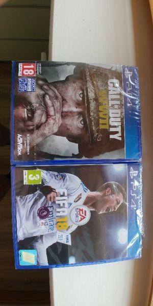 Call of Duty and Fifa 18