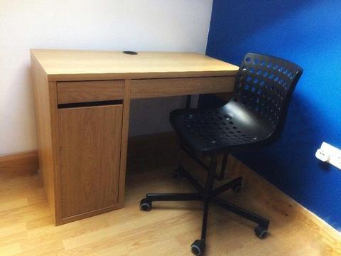 desk + desk chair