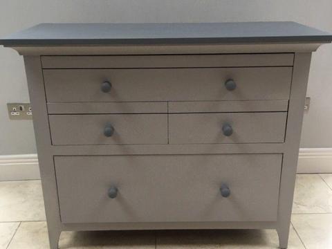 Desk and chest of drawers
