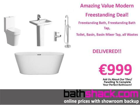 Incredible Value Freestanding Bath Pack!
