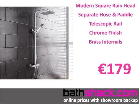 Modern Luxury Square Rain Head - WOW!!