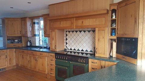 Kitchen, Solid Oak, Excellent Condition. Sold with Appliances