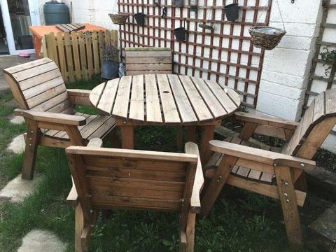 Table & 4 Chairs - Pressure Treated Timber