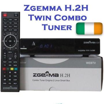 Genuine Zgemma H.2H Hybrid Combo Twin Tuner Sat And Cable Box DVB-S2/DVB-T2