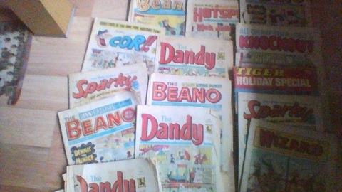 Early 70s comics &60yrs beano&dandy hardback