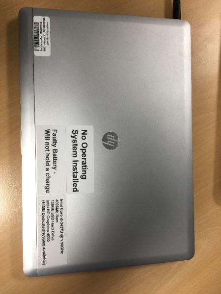 HP Elitebook Folio 9470m Laptop - No Software\Battery Faulty