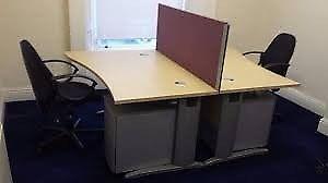 beech office desk sets