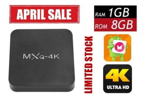MXQ-4K Android 6.0 WiFi 4K TV Media Box Player