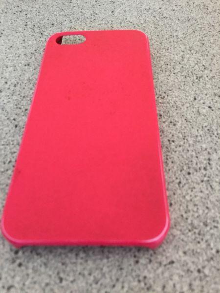 Pink iPhone 5 cover