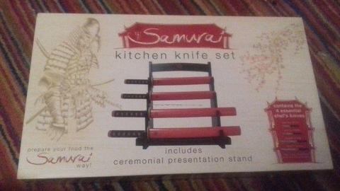 Samurai kitchen knife Set