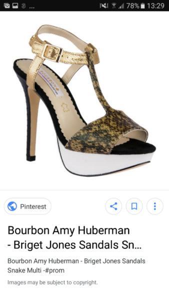 Amy Huberman Bourbon high heels size 5