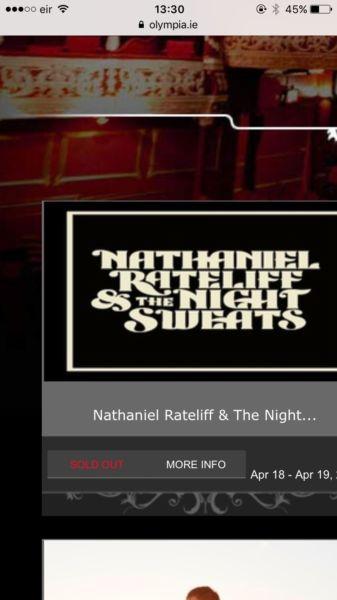 Natineal rat an night sweats