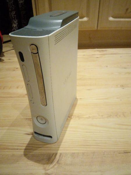 Xbox 360 60gb with hdmi cable, games and controller