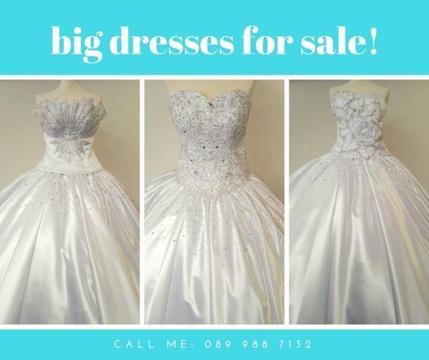Big and beautifull wedding dress for sale! - 50%!