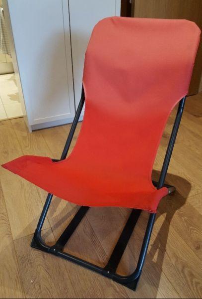 Patio chair - red