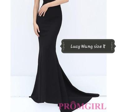Dress: black formal