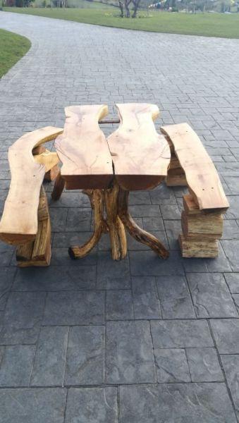 unique garden furniture solid oak