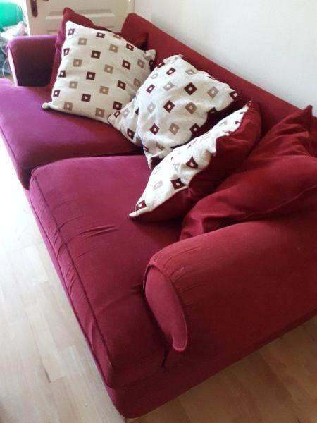 Sofa and armchair free for collection