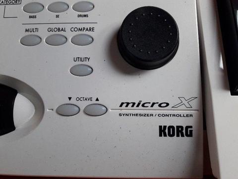 Korg micro x keyboard