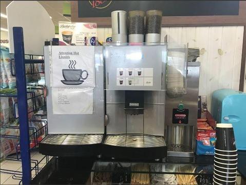 Retail Coffee Machine with stand & Kettle tank
