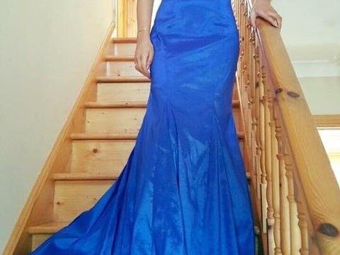 Royal Blue Debs Dress