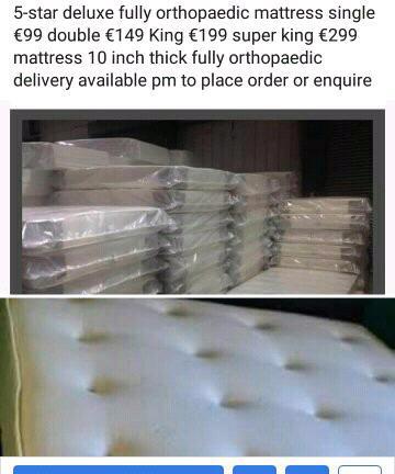 Mattresses orthopedic Oxford 30 euro delivery any where in  next day delivery
