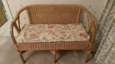 Free to a good home - 2 seater wicker seat