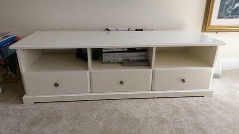 Free to a good home - white liatorp TV bench