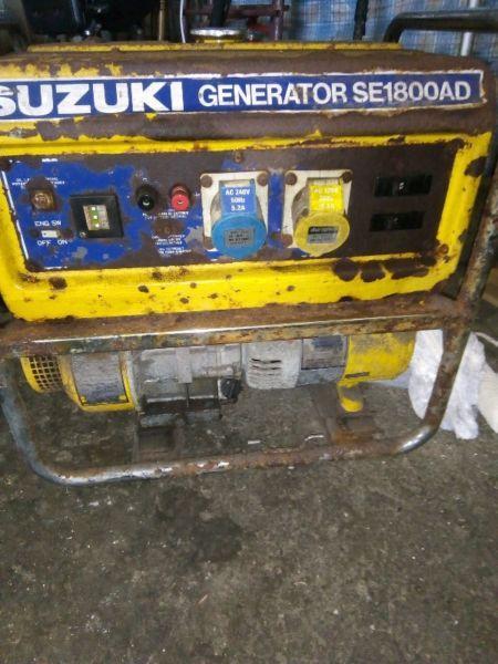 Suzuki Petrol Generator vintage