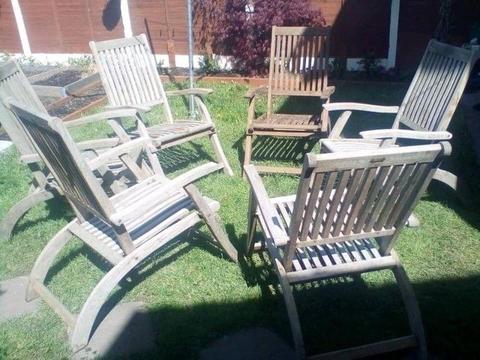 large garden chairs