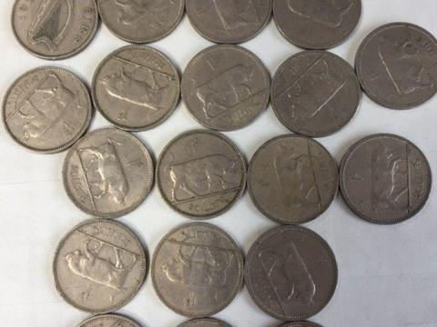 1 shilling coins