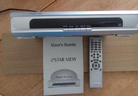 Starview 1 The Box: Digital Satellite Receiver with Remote & Manual