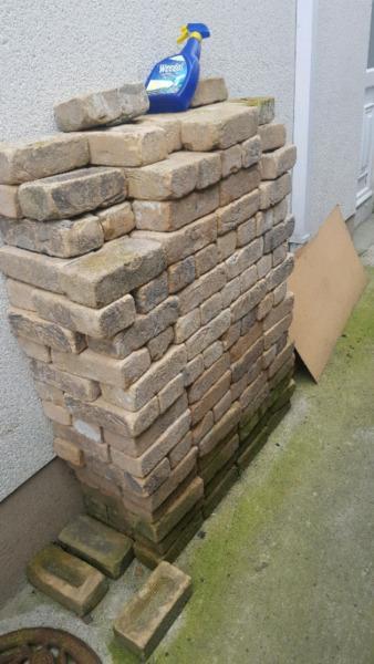 Approx 250 tumbled brick for sale