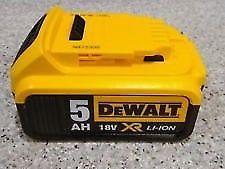 New Genuine DeWalt DCB184 18v 5.0Ah XR Li-ion Battery