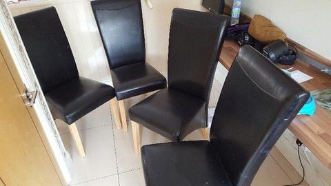 4 x dining chairs