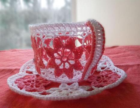 crochet decorative set