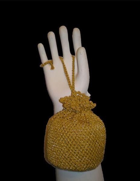 crochet small handbag